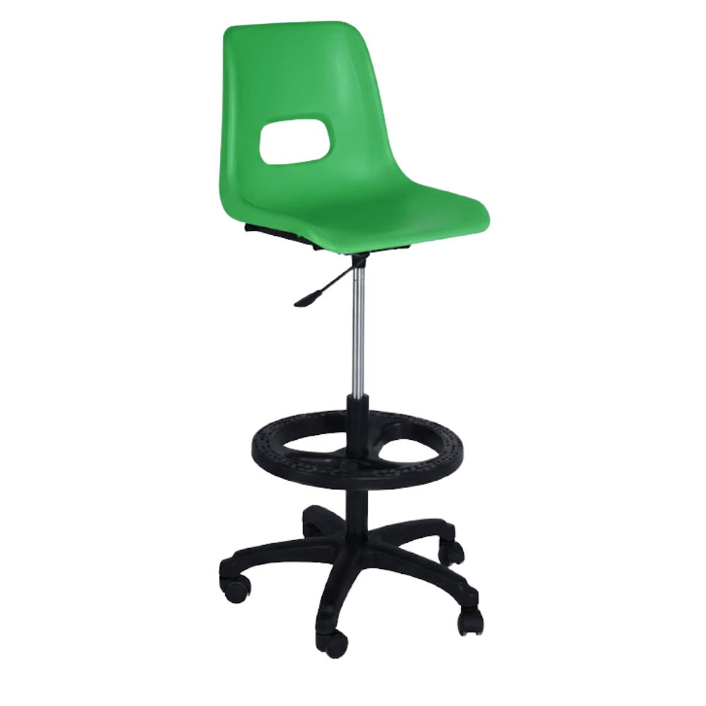 Silla De Oficina Kit Cajero - ALBAR PL - 19 A - Varios Colores - Asiento y Respaldo En Polipropileno - PL-19 A - ALBAR - NOGAL BEAT - Sillas de oficina