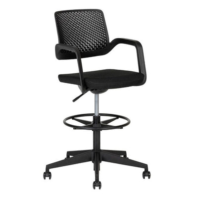 Silla De Oficina Kit Cajero - TECHNO ALTRA - Negro - Asiento Tapizado - Altra - Techno - NOGAL BEAT - Silla Kit Cajero