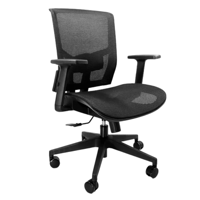 Silla de Oficina - NOGAL BEAT HABANA MESH EJECUTIVO - Varios Colores - Respaldo y Asiento en Malla - Habana mesh ejecutivo - MOBILIARIO EN MOVIMIENTO - NOGAL BEAT - Sillas de Oficina