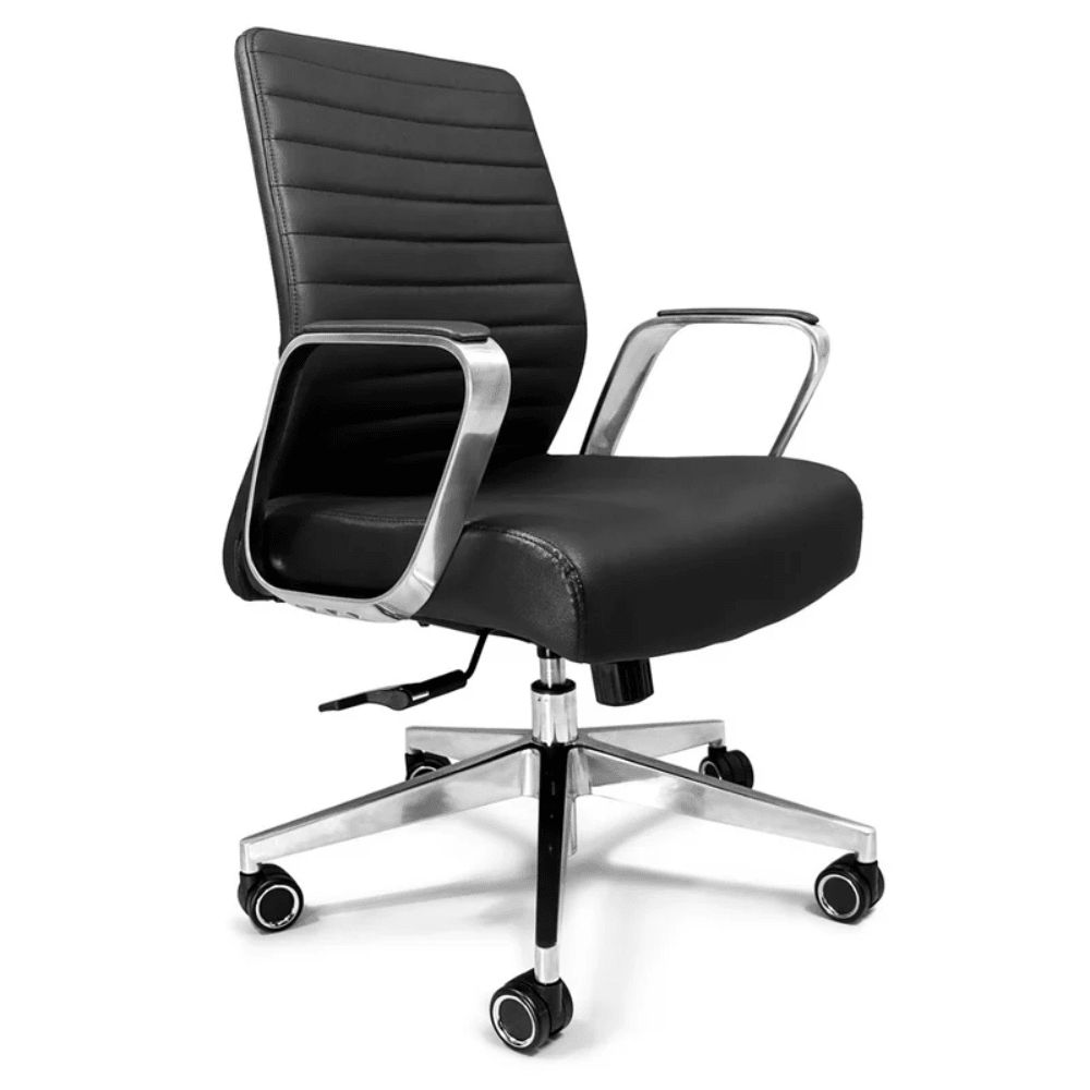 Silla de Oficina - NOGAL BEAT MALLORCA BAJO - Varios Colores - Asiento y Respaldo Tapizado - Mallorca bajo - MOBILIARIO EN MOVIMIENTO - NOGAL BEAT - Silla de Oficina