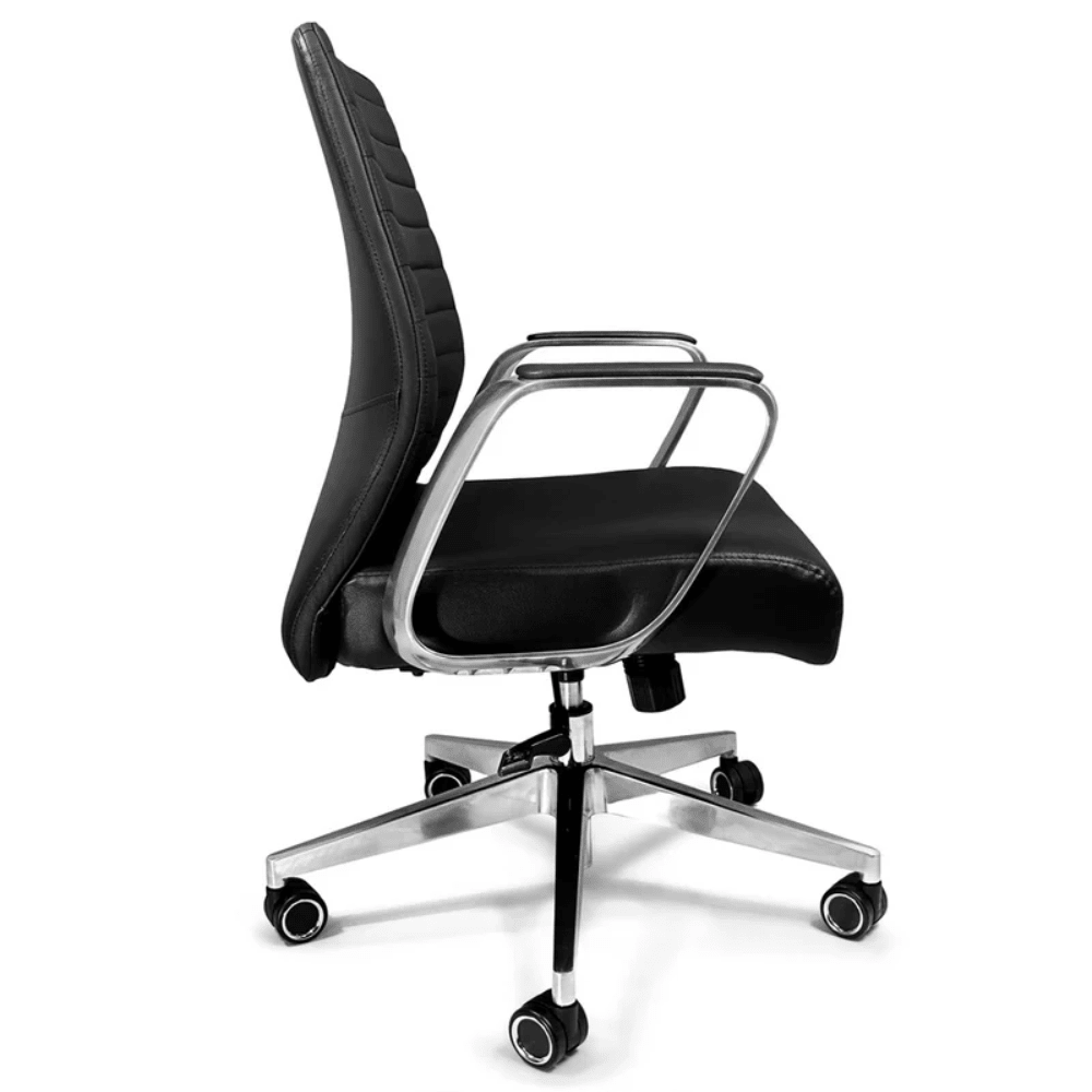 Silla de Oficina - NOGAL BEAT MALLORCA BAJO - Varios Colores - Asiento y Respaldo Tapizado - Mallorca bajo - MOBILIARIO EN MOVIMIENTO - NOGAL BEAT - Silla de Oficina