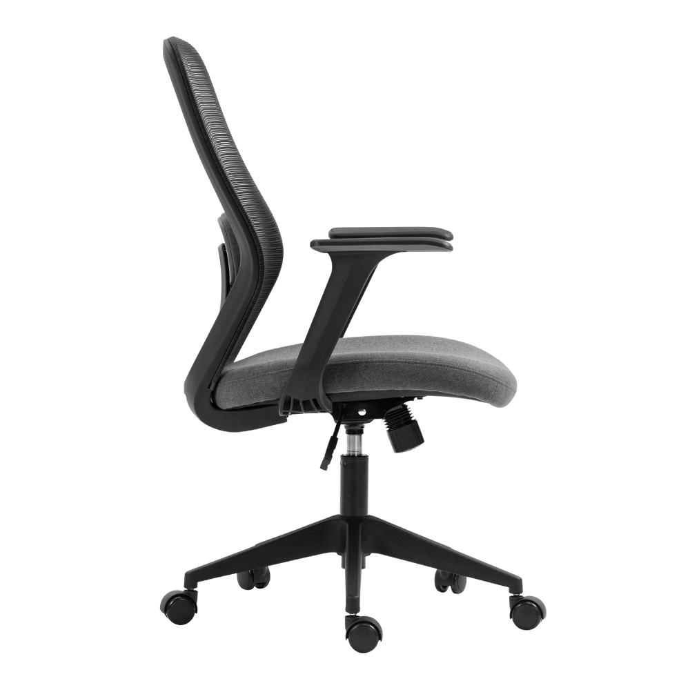 Silla De Oficina Operativa - AC - 20 NN - Negro - Respaldo En Malla y Asiento Tapizado - AC - 20 NN - ALBAR - NOGAL BEAT - Silla de oficina