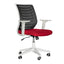 Silla De Oficina Operativa - ALBAR LK - 07B - Varios Colores - Respaldo En Malla y Asiento Tapizado - LK - 07B - ALBAR - NOGAL BEAT - Sillas de Oficina