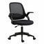 Silla de Oficina Operativa - ALBAR LK - 23 - Varios colores - Respaldo en Malla y Asiento Tapizado - LK-23 NE - ALBAR - NOGAL BEAT - Silla de Oficina