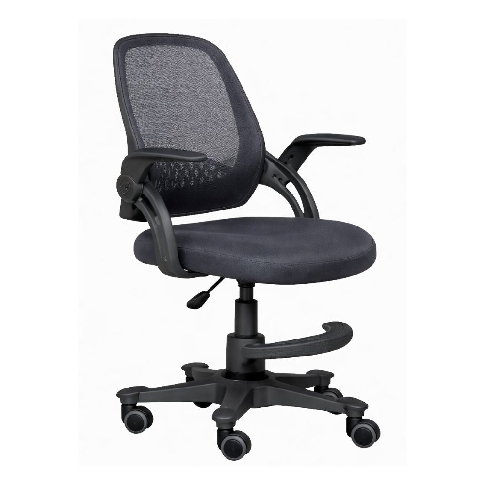 Silla de Oficina Operativa - ALBAR LK - 23D - Varios colores - Respaldo en Malla y Asiento Tapizado - LK-23D GO - ALBAR - NOGAL BEAT - Silla de Oficina