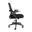 Silla de Oficina Operativa Ergonómica - OFFIHO AREZZO - Negra - Respaldo en Malla y Asiento Tapizado - AREZZO - Brazos Abatibles - OFFIHO - NOGAL BEAT - Sillas de Oficina