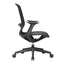 Silla de Oficina Operativa Ergonómica - OFFIHO RAINBOW OHE - 101 - Negro - Respaldo y Asiento en Malla - OHE-101Negro - OFFIHO - NOGAL BEAT - Silla de Oficina