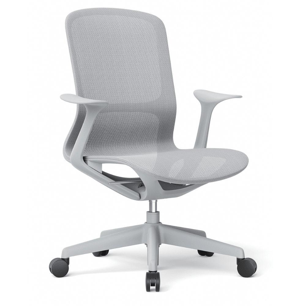 Silla de Oficina Operativa Ergonómica - OFFIHO RAINBOW OHE - 101 - Varios Colores - Respaldo y Asiento en Malla - OHE-101 - OFFIHO - NOGAL BEAT - Silla Operativa