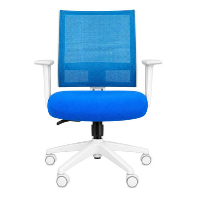 Silla de Oficina Operativa Mesh Nylon - REQUIEZ MESH RS-1100- Varios Colores - Estrella con Elevación Neumática y Asiento Tapizado - 102-1100A-20-ESP - Requiez - NOGAL BEAT - Silla Operativa