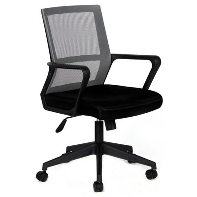 Silla de Oficina Operativa - NOGAL BEAT CARTAGENA - Varios Colores - Respaldo en Malla y Asiento Tapizado - SILLA CARTAGENA - MDO - NOGAL BEAT - Silla Operativa