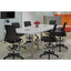 Silla de Oficina Operativa - OFFIHO WHALE OHE-100 - Negra - Respaldo en Malla y Asiento Tapizado - OHE-100Negro - OFFIHO - NOGAL BEAT - Silla Operativa