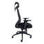 Silla de Oficina Operativa Reclinable - REQUIEZ LEAH RE-2161 - Negra - Slider - Brazos Ajustables 1D - Respaldo Tapizado en Mesh - RE-2161/NG-Cabecera - Requiez - NOGAL BEAT - Silla Operativa