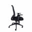 Silla de Oficina Operativa Reclinable - REQUIEZ LEAH RE-2161 - Negra - Slider - Brazos Ajustables 1D - Respaldo Tapizado en Mesh - RE-2161/NG - Requiez - NOGAL BEAT - Silla Operativa
