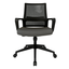 Silla De Oficina Operativa Soporte Lumbar - GERSA E - 17551 - INY - Negro - Respaldo En Malla y Asiento Tapizado - E-17551-INY - GERSA - NOGAL BEAT - Sillas de oficina