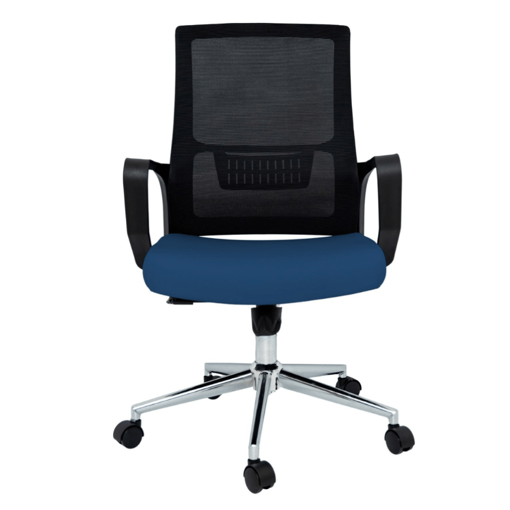 Silla de Oficina Operativa Soporte Lumbar - GERSA ZOOM NG BAJO - Varios Colores - Respaldo En Malla y Asiento Tapizado - Zoom NG Bajo - GERSA - NOGAL BEAT - Sillas de oficina