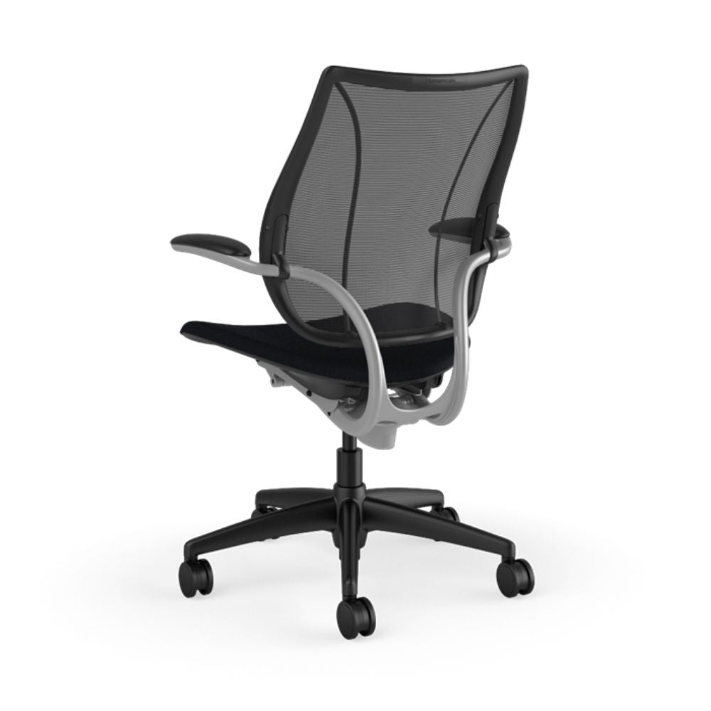 Silla de Oficina Operativa Soporte Lumbar - HUMANSCALE LIBERTY - Respaldo en Malla y Asiento Tapizado - L116LM10CF10XFSHNSC - HUMANSCALE - NOGAL BEAT - Sillas de Oficina