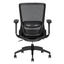 Silla de Oficina Operativa - TECHNO SOUL EXPRESS BLACK RESPALDO BAJO - Negro - Respaldo en Malla y Asiento Tapizado - Soul Express Black Respaldo Bajo - Techno - NOGAL BEAT - Silla Operativa
