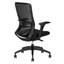 Silla de Oficina Operativa - TECHNO SOUL EXPRESS BLACK RESPALDO BAJO - Negro - Respaldo en Malla y Asiento Tapizado - Soul Express Black Respaldo Bajo - Techno - NOGAL BEAT - Silla Operativa