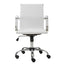 Silla de Oficina Secretarial - ALBAR GA - 002 BL - Blanco - Asiento y Respaldo Tapizado - GA-002 BL - ALBAR - NOGAL BEAT - Sillas de Oficina