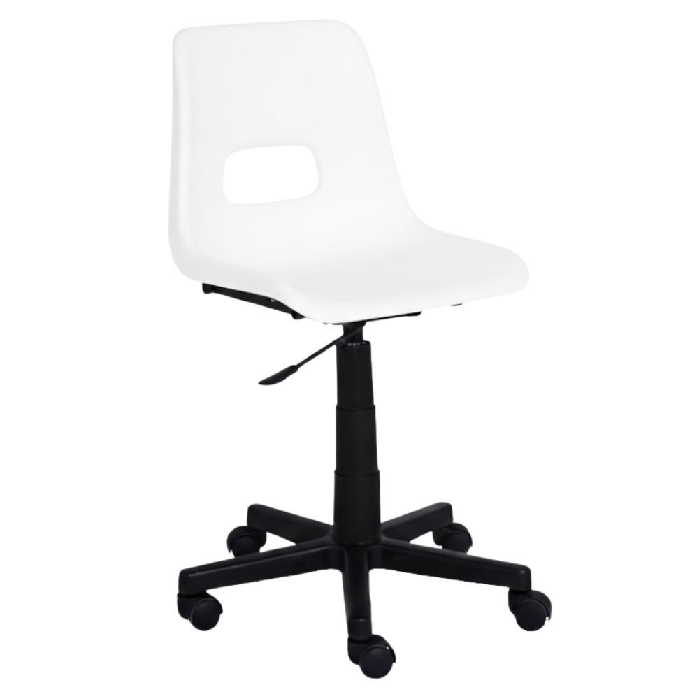 Silla De Oficina Secretarial - ALBAR PL - 19 B - Varios Colores - Asiento y Respaldo En Polipropileno - PL-19 B - ALBAR - NOGAL BEAT - Sillas de Oficina