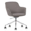 Silla De Oficina Secretarial Aluminio - TECHNO HUB CON RODAJAS - Varios Colores - Tapizado - Hub con Rodajas Addison - Techno - NOGAL BEAT - silla