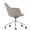 Silla De Oficina Secretarial Aluminio - TECHNO HUB CON RODAJAS - Varios Colores - Tapizado - Hub con Rodajas Addison - Techno - NOGAL BEAT - silla