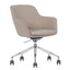 Silla De Oficina Secretarial Aluminio - TECHNO HUB CON RODAJAS - Varios Colores - Tapizado - Hub con Rodajas Addison - Techno - NOGAL BEAT - silla