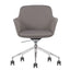 Silla De Oficina Secretarial Aluminio - TECHNO HUB CON RODAJAS - Varios Colores - Tapizado - Hub con Rodajas Addison - Techno - NOGAL BEAT - silla