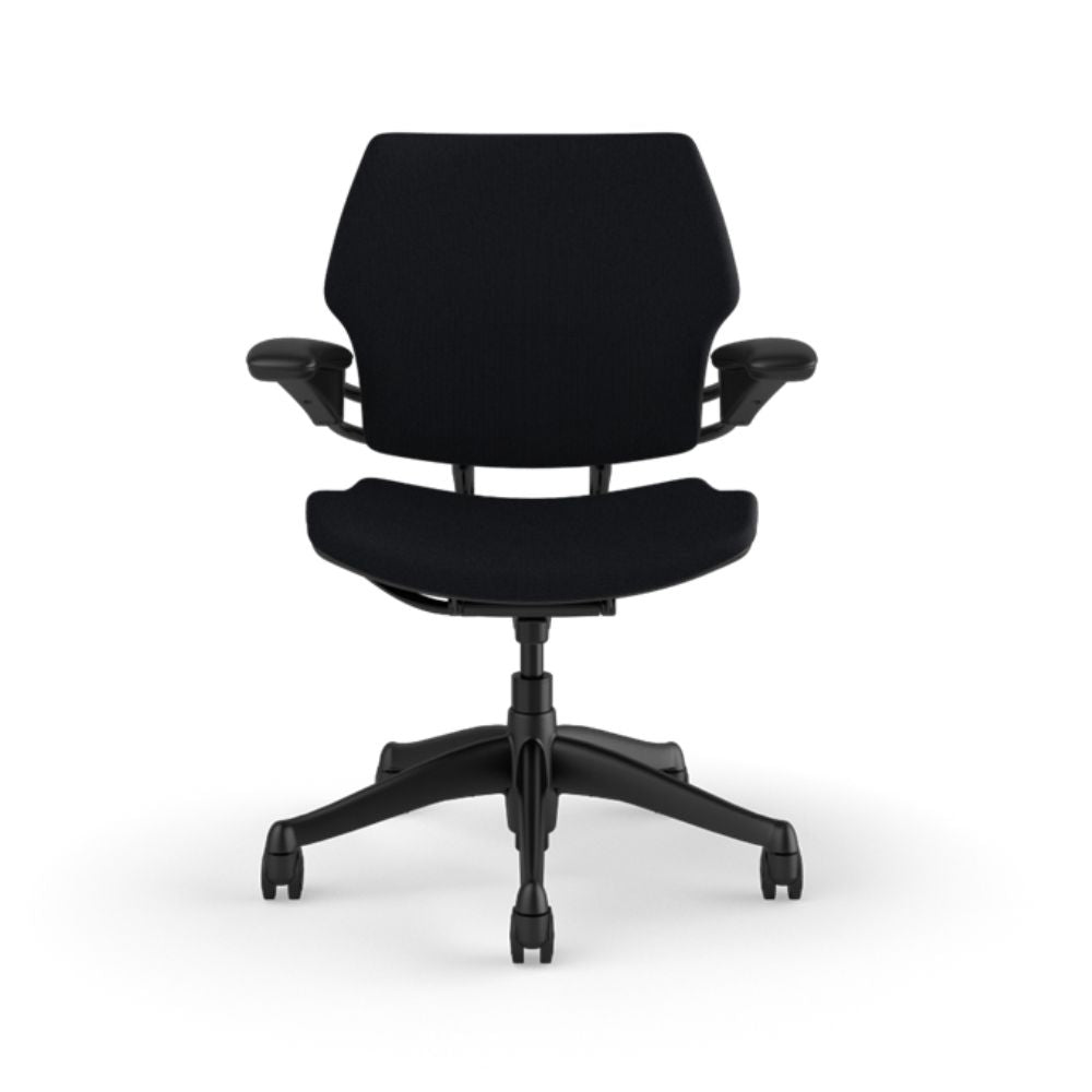 Silla de Oficina Secretarial Ergonómica - HUMANSCALE FREEDOM - Asiento y Respaldo Tapizado - F111BCF10XFSHNSC - HUMANSCALE - NOGAL BEAT - Silla de Oficina