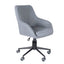 Silla de oficina secretarial Marsella con asiento y respaldo tapizados en tela y base estrella metálica