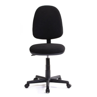 Silla de Oficina Secretarial - NOGAL BEAT RED ALTO - Asiento y Respaldo Tapizado - Silla Red Alto Fijo - MOBILIARIO EN MOVIMIENTO - NOGAL BEAT - Sillas de Oficina