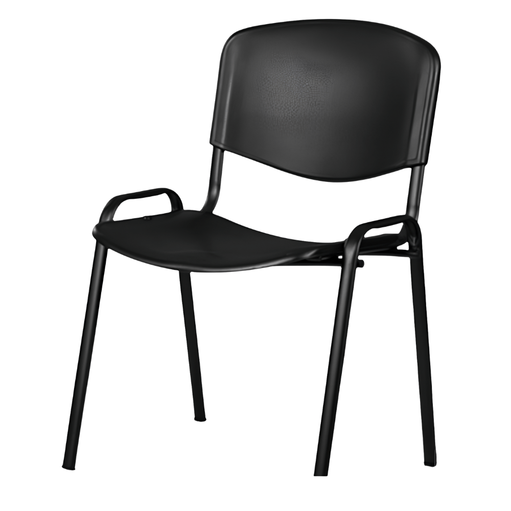 Silla De Oficina Visita - ALBAR A - 145 - Varios Colores - Asiento y Respaldo En Polipropileno - A-145 - ALBAR - NOGAL BEAT - Sillas de Oficina