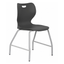 Silla De Oficina Visita - ALBAR AB - 100 - Varios Colores - Asiento y Respaldo En Polipropileno - AB-10 - ALBAR - NOGAL BEAT - Sillas de Oficina