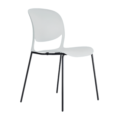 Silla de Oficina Visita Ergonómica - REQUIEZ OUTLINE RE - 614 - Varios Colores - Sin Brazos y 4 Puntas con Tubulares de Acero - RE-614 - Requiez - NOGAL BEAT - Sillas de Oficina