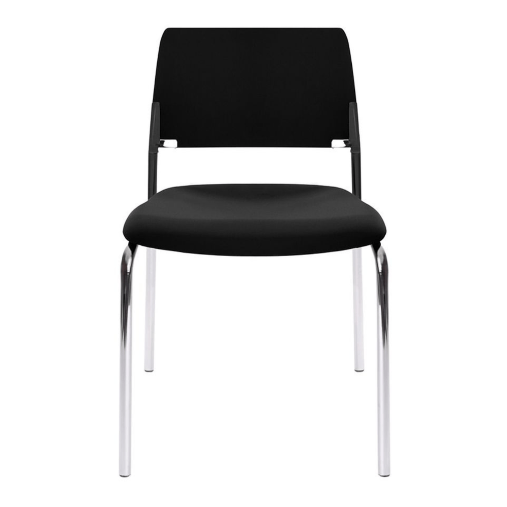 Silla De Oficina Visita - GERSA E - 39500 - Varios Colores - Asiento Tapizado y Respaldo En Polipropileno - E-39500 - GERSA - NOGAL BEAT - Sillas de oficina