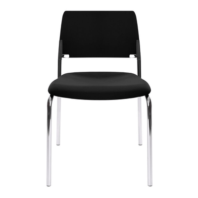 Silla De Oficina Visita - GERSA E - 39500 - Varios Colores - Asiento Tapizado y Respaldo En Polipropileno - E-39500 - GERSA - NOGAL BEAT - Sillas de oficina