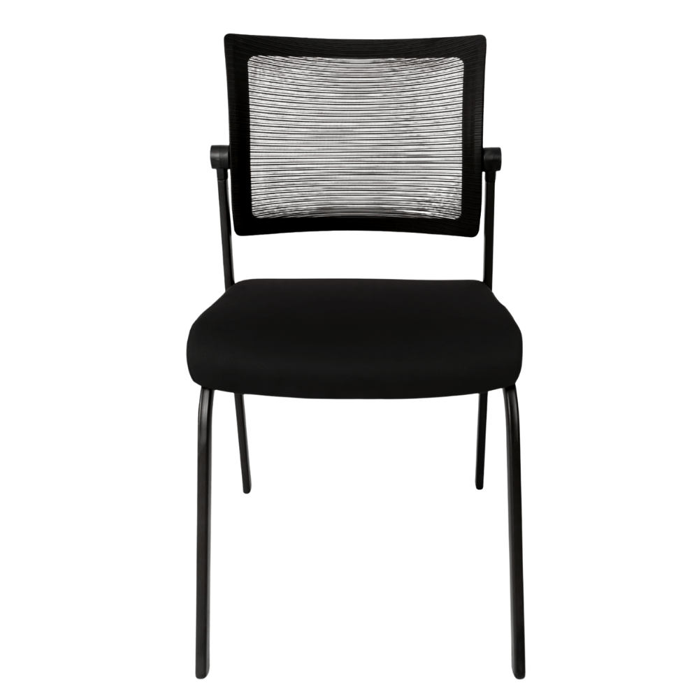 Silla De Oficina Visita - GERSA E - 50550 - Varios Colores - Respaldo En Malla y Asiento Tapizado - E-50550 - GERSA - NOGAL BEAT - Sillas de oficina