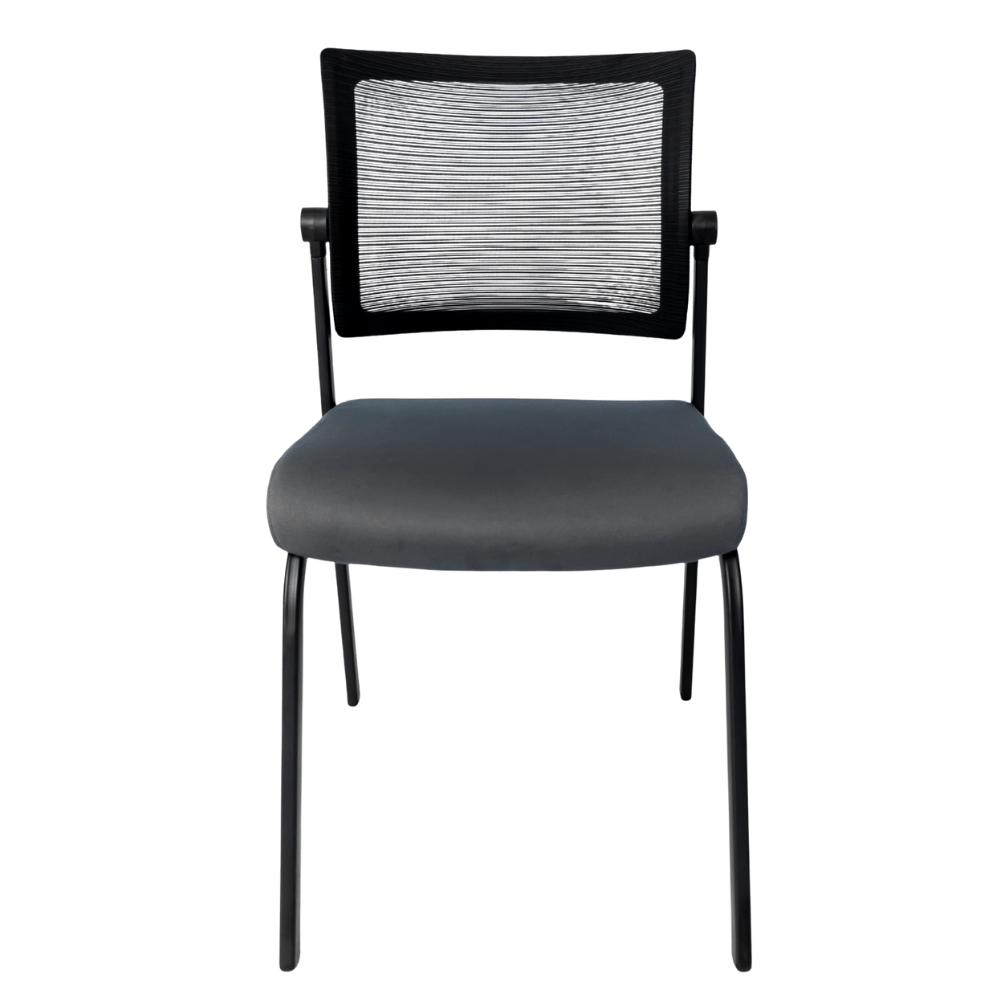 Silla De Oficina Visita - GERSA E - 50550 - Varios Colores - Respaldo En Malla y Asiento Tapizado - E-50550 - GERSA - NOGAL BEAT - Sillas de oficina