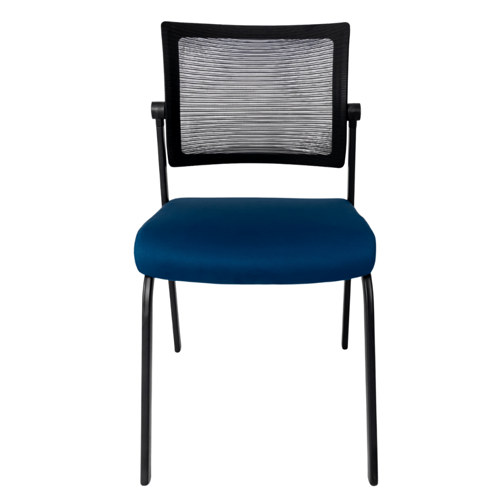 Silla De Oficina Visita - GERSA E - 50550 - Varios Colores - Respaldo En Malla y Asiento Tapizado - E-50550 - GERSA - NOGAL BEAT - Sillas de oficina