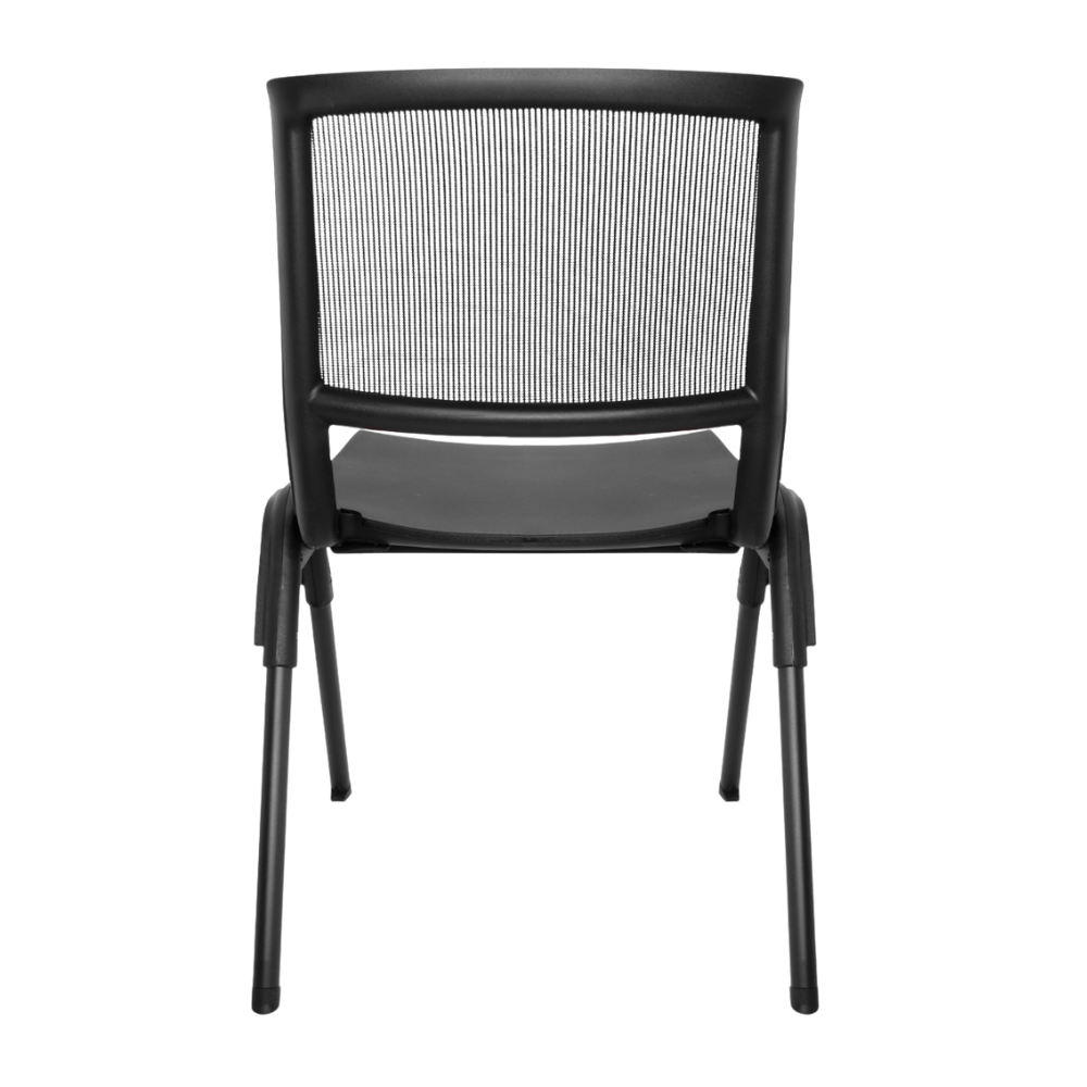 Silla De Oficina Visita - GERSA KITA E - 50658 - Negro - Respaldo en Malla y Asiento en Plastico - E - 50658 - GERSA - NOGAL BEAT - Sillas de oficina