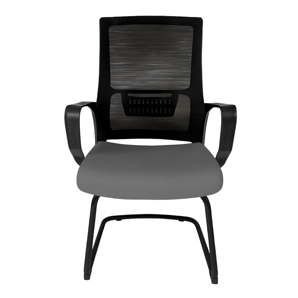 Silla De Oficina Visita - GERSA ZOOM - Varios Colores - Respaldo En Malla y Asiento Tapizado - Zoom NG visita - GERSA - NOGAL BEAT - Sillas de Oficina