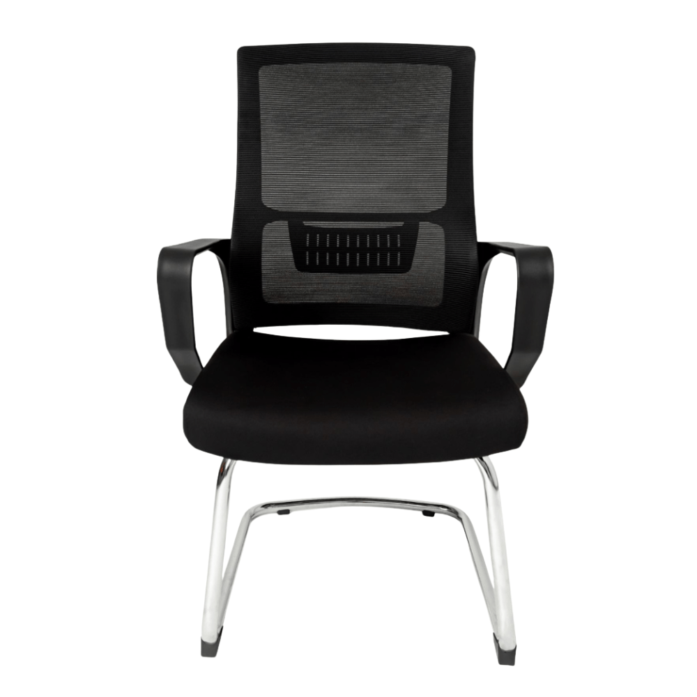 Silla De Oficina Visita - GERSA ZOOM - Varios Colores - Respaldo En Malla y Asiento Tapizado - Zoom NG visita CR - GERSA - NOGAL BEAT - Sillas de Oficina