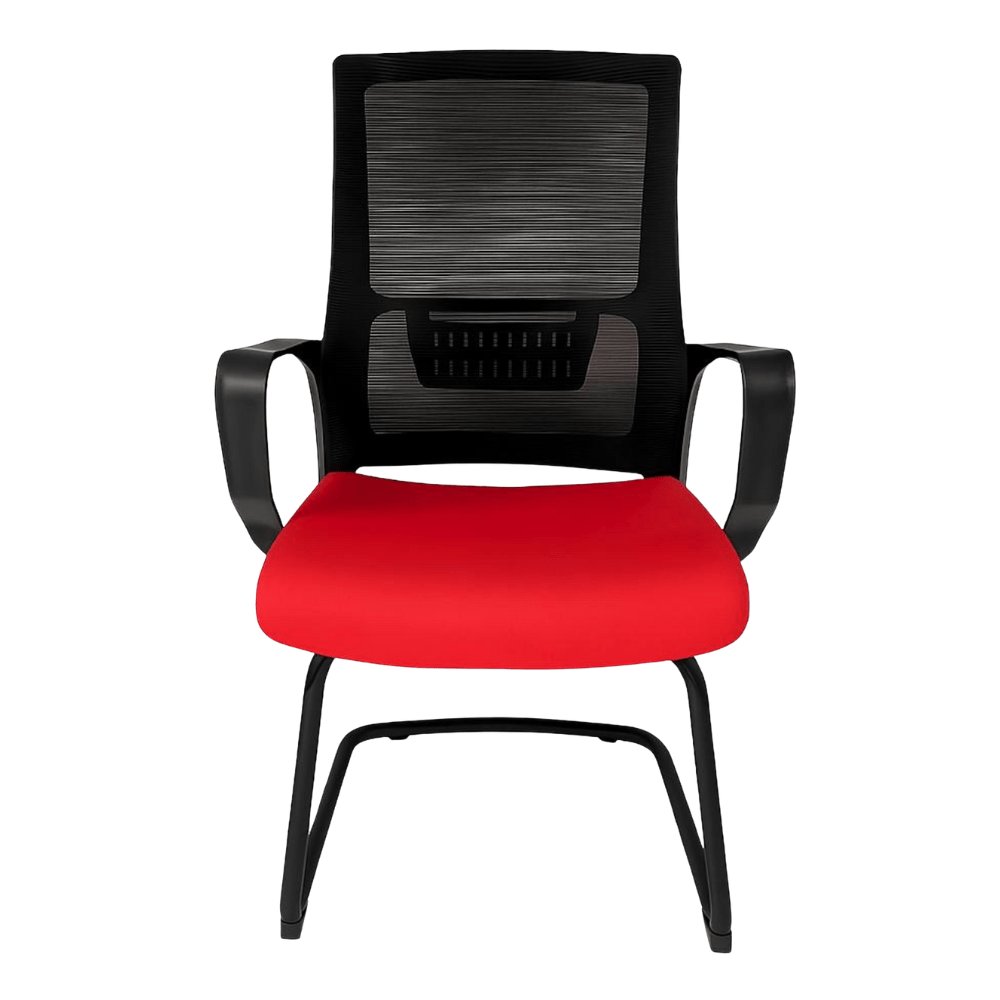 Silla De Oficina Visita - GERSA ZOOM - Varios Colores - Respaldo En Malla y Asiento Tapizado - Zoom NG visita - GERSA - NOGAL BEAT - Sillas de Oficina