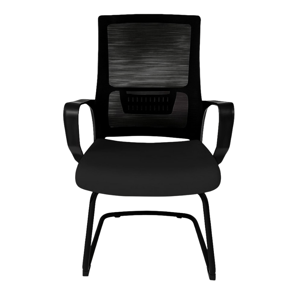 Silla De Oficina Visita - GERSA ZOOM - Varios Colores - Respaldo En Malla y Asiento Tapizado - Zoom NG visita - GERSA - NOGAL BEAT - Sillas de Oficina