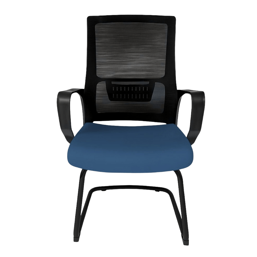 Silla De Oficina Visita - GERSA ZOOM - Varios Colores - Respaldo En Malla y Asiento Tapizado - Zoom NG visita - GERSA - NOGAL BEAT - Sillas de Oficina