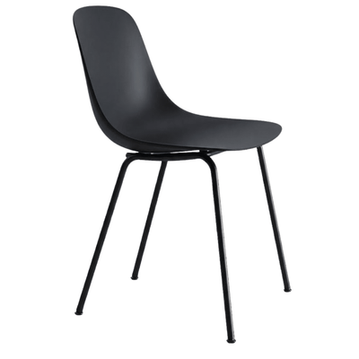 Silla de Oficina Visita - INFINITI PURE LOOP MONO 4 PATAS - Varios Colores - Asiento y Respaldo en Tecnopolímero - 110-59200 BASE NEGRA - Infiniti - NOGAL BEAT - Silla de Visita