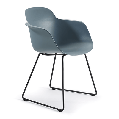 Silla de Oficina Visita - INFINITI SICLA TRINEO - Varios Colores - Cuerpo de Polipropileno - Base Trineo - 110-6300S BASE NEGRA - Infiniti - NOGAL BEAT - Silla de Visita