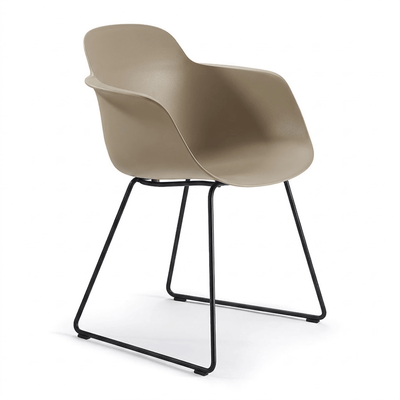 Silla de Oficina Visita - INFINITI SICLA TRINEO - Varios Colores - Cuerpo de Polipropileno - Base Trineo - 110-6300S BASE NEGRA - Infiniti - NOGAL BEAT - Silla de Visita
