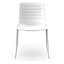Silla de Oficina Visita - RESOL SKIN PATIN - Varios Colores - Asiento y Respaldo en Polipropileno - 03458 - Resol - NOGAL BEAT - Silla de Visita