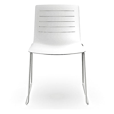Silla de Oficina Visita - RESOL SKIN PATIN - Varios Colores - Asiento y Respaldo en Polipropileno - 03458 - Resol - NOGAL BEAT - Silla de Visita
